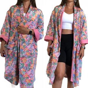 Rare Vintage Victoria’s Secret Floral Kimono Robe